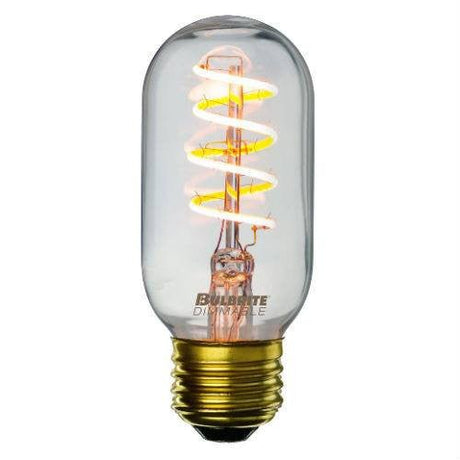 12 Bulb Pack - Curved LED Spiral Filament Edison Radio Bulb - 4 Watt - 2200K - Nostalgicbulbs.com