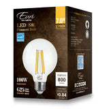 12 LED Filament Edison Globe Bulb - G25 Vintage - 7 Watt - Clear - 2700K - Nostalgicbulbs.com