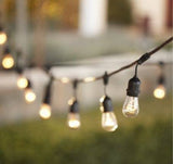 14 ft. String Patio Lights -10 Medium (E26) Base Sockets- with Bulbs - Nostalgicbulbs.com