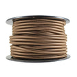 2 conductor brown round cloth covered cord - Per ft. - Nostalgicbulbs.com