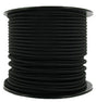 3 Conductor Black Cloth Covered Cord - 250 ft Spool - Nostalgicbulbs.com