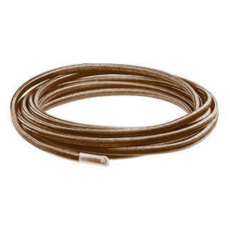 3 Conductor Brown Rayon Covered Cord - Per Foot - Nostalgicbulbs.com