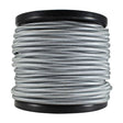 3 Conductor Silver Cloth Covered Cord - 100 ft. Spool - Nostalgicbulbs.com