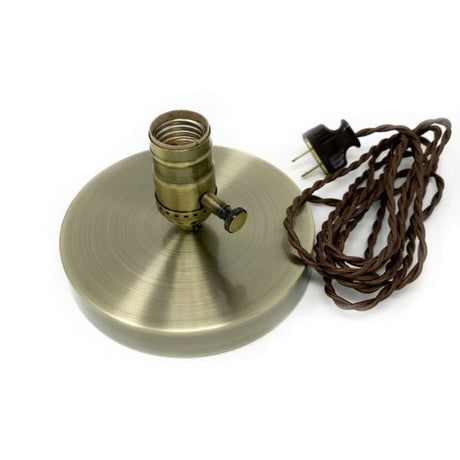 Antique Brass Finish Table Lamp - Nostalgicbulbs.com