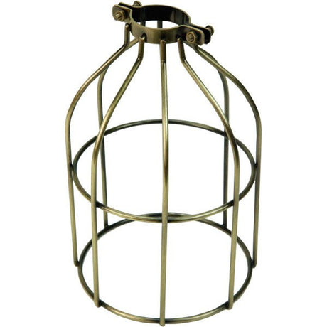 Antique Brass Open Style Premium Bulb Cage - Nostalgicbulbs.com