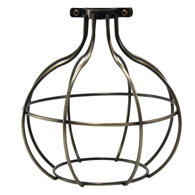 Shop Antique Brass Sphere Bulb Cage | Nostalgic Bulbs – Nostalgicbulbs.com