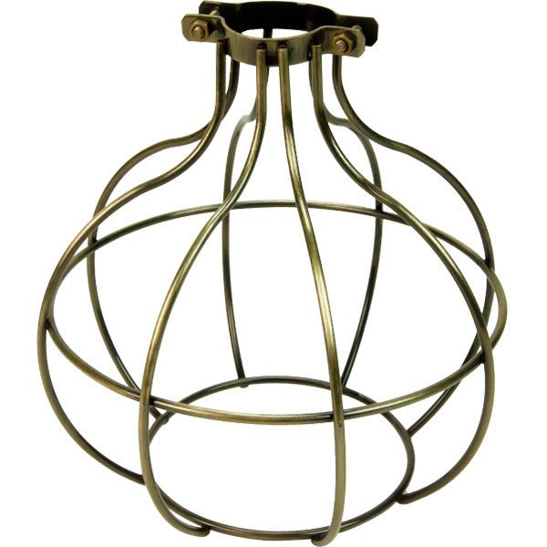 Shop Antique Brass Sphere Bulb Cage | Nostalgic Bulbs – Nostalgicbulbs.com