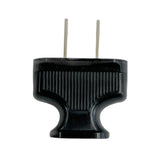 Antique Style Black Wire Plug - Nostalgicbulbs.com