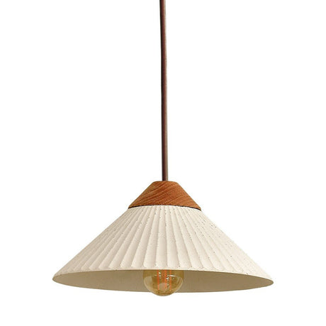 Artisan Concrete Summit Mountain Pendant Fixture - Cream White - Nostalgicbulbs.com