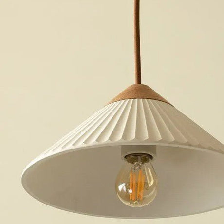 Artisan Concrete Summit Mountain Pendant Fixture - Cream White - Nostalgicbulbs.com