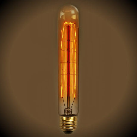 Beacon Tube Nostalgic Bulb - 30 Watt - 7.4 in. Length - Amber - Nostalgicbulbs.com