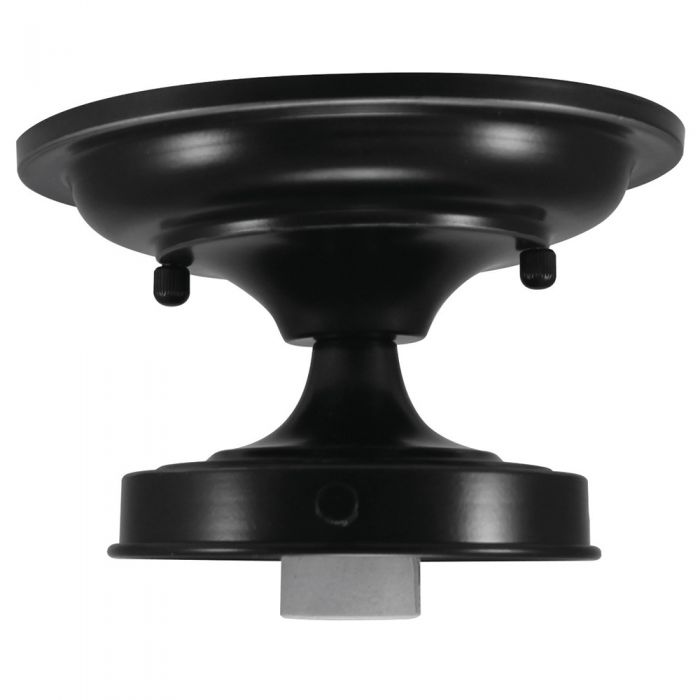 Black Finish Shade Holder - Nostalgicbulbs.com