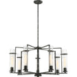 Black Iron 7 Light Chandelier - Nostalgicbulbs.com