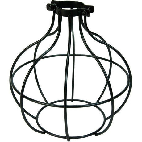 Black Sphere Style Premium Bulb Cage - Nostalgicbulbs.com