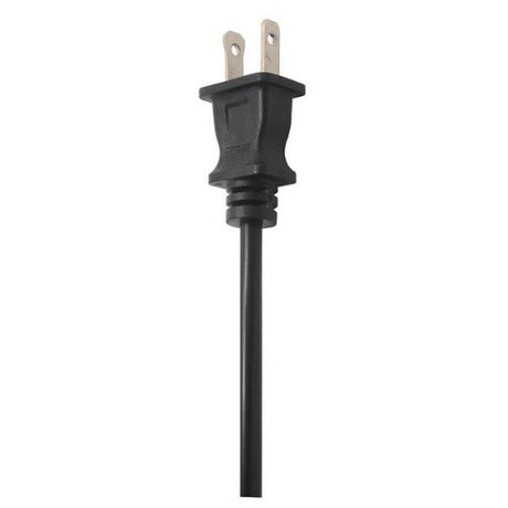 Black SVT round cord with molded Plug - 10 ft. - Nostalgicbulbs.com