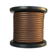 Brown Cloth-Covered Parallel (Flat) Wire - 100 foot spool - Nostalgicbulbs.com