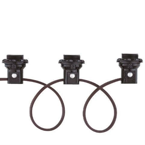 Candelabra Phenolic 3 Light Harness Set - Nostalgicbulbs.com