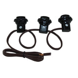 Candelabra Phenolic 3 Light Harness Set - Nostalgicbulbs.com