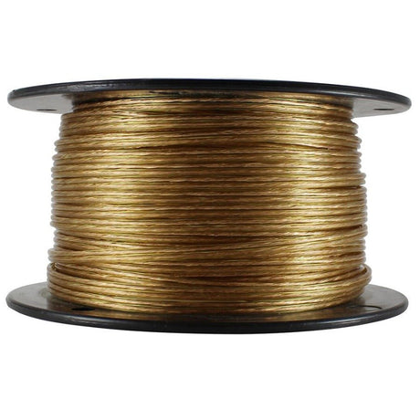 Clear Gold Parallel Lamp Wire 20/2 - Nostalgicbulbs.com