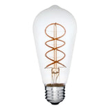 Curved LED Filament Edison Bulb - 4 Watt - 2200K - Nostalgicbulbs.com