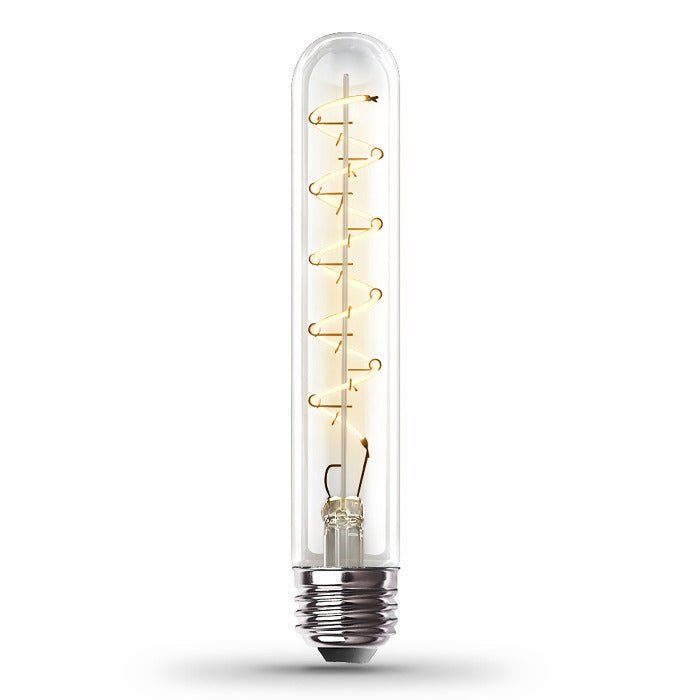 Curved LED Filament Tubular Bulb - 4 Watt - Vintage T9 - Nostalgicbulbs.com