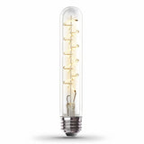 Curved LED Filament Tubular Bulb - 4 Watt - Vintage T9 - Nostalgicbulbs.com