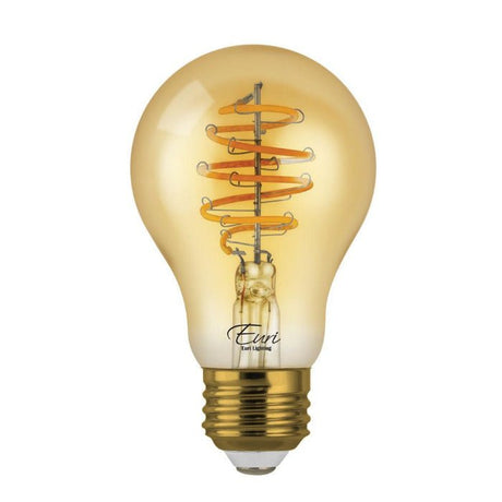 Curved LED Filament Vintage Bulb - 4.5 Watt - 2200K - Amber - Nostalgicbulbs.com