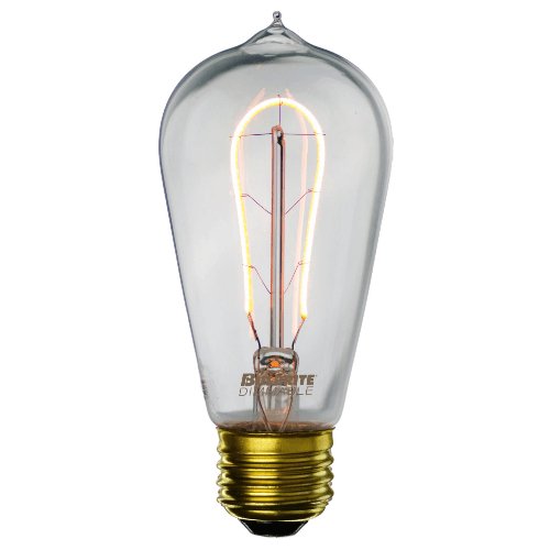Curved LED Hairpin Filament Edison Bulb - 2 Watt - 2200K - Nostalgicbulbs.com