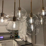 Curved LED Spiral Filament Edison Glob Bulb - 4 Watt - 2200K- Clear - Nostalgicbulbs.com