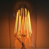 Edison Bulb - 60 Watt - 5.5 In. Length - Squirrel Cage Filament - Clear - Nostalgicbulbs.com