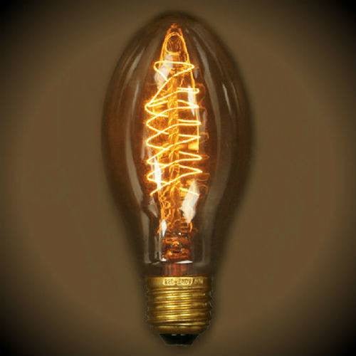 Edison Bullet Vintage Bulb - 40 Watt - 6.5 in. length - Clear - Nostalgicbulbs.com