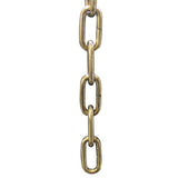 Extra Heavy Oval Steel Chandelier Chain - 300 lbs. Test - Nostalgicbulbs.com