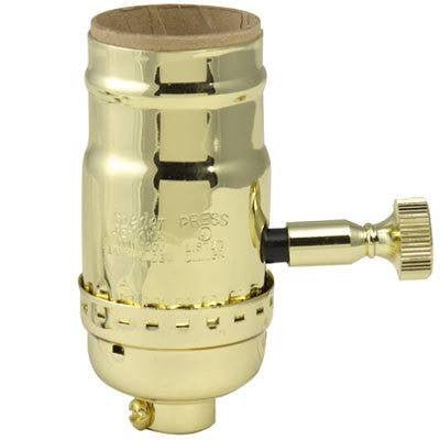 Full Range Dimmer Brass Socket - Nostalgicbulbs.com