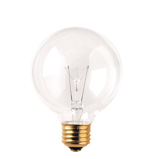 G25 Globe Bulb 40W Medium Base - Clear - Nostalgicbulbs.com