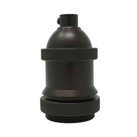 Heavy Cast Medium Base Socket Cover - Bronze - Nostalgicbulbs.com