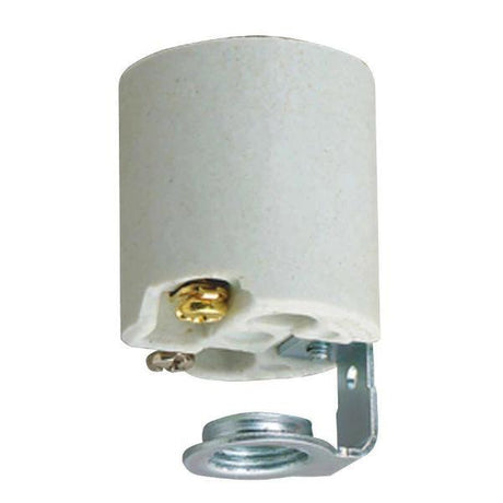 Hickey Porcelain Medium Base Lamp Socket - Nostalgicbulbs.com