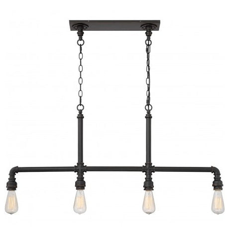 Industrial Bronze Finish 4-Lights Trestle - Nostalgicbulbs.com