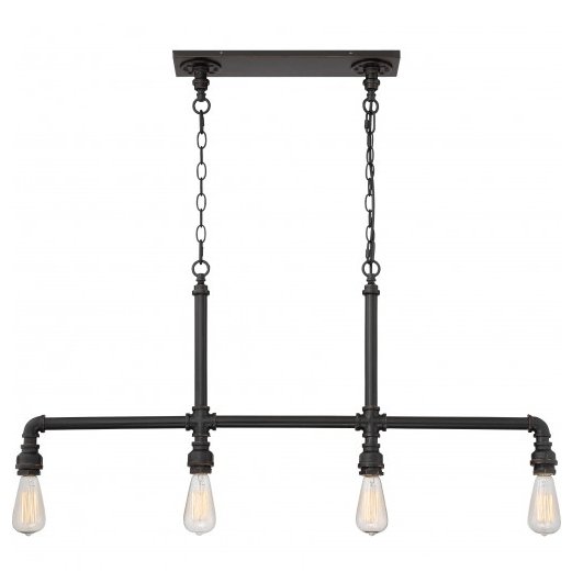 Industrial Bronze Finish 4-Lights Trestle - Nostalgicbulbs.com