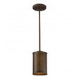 Kettle Weathered Brass Finish 1 Light Mini Pendant - Nostalgicbulbs.com