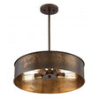 Kettle Weathered Brass Finish 4-Lights Edison Chandelier - Nostalgicbulbs.com