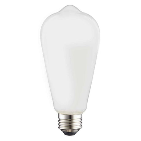 LED Edison Bulb - ST19 Vintage - 8 Watt - Frosted - 3200K-1800K - Nostalgicbulbs.com