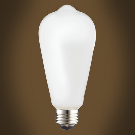 LED Edison Bulb - ST19 Vintage - 8 Watt - Frosted - 3200K-1800K - Nostalgicbulbs.com