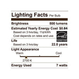 LED Filament Bulb - A19 Vintage - 7 Watt - Clear - 2700K - 800 Lumens - Nostalgicbulbs.com