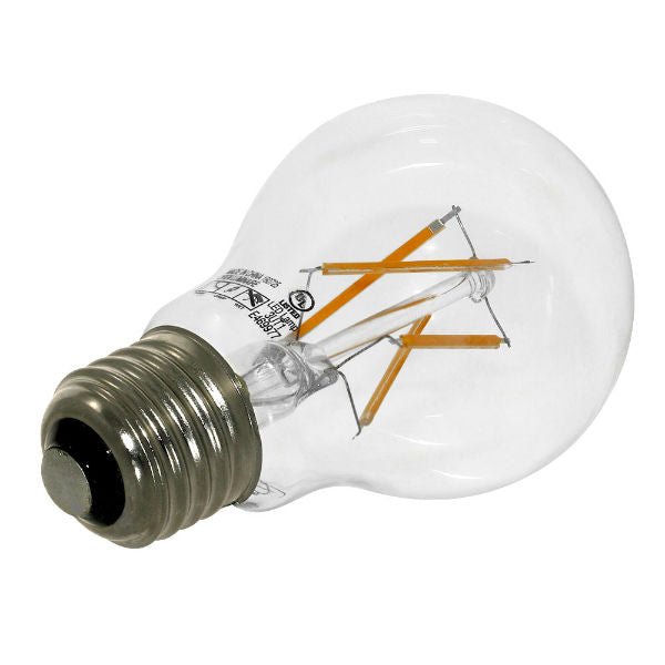 LED Filament Bulb - A19 Vintage - 7 Watt - Clear - 2700K - 800 Lumens - Nostalgicbulbs.com