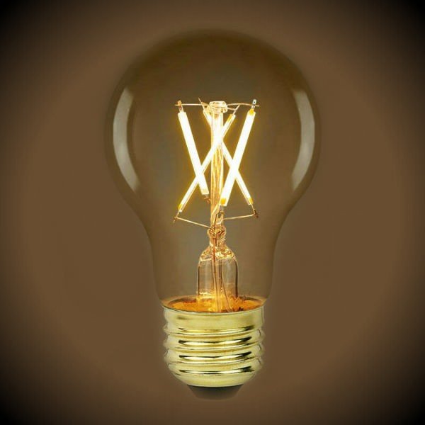LED Filament Bulb - A19 Vintage - 7 Watt - Clear - 2700K - 800 Lumens - Nostalgicbulbs.com