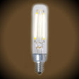LED Filament Candelabra Bulb - 4 Watt - T6 Tubular - Clear - Nostalgicbulbs.com