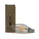 LED Filament Chandelier Bulb - 4 Watt - 2200K - Clear - Dimmable - Nostalgicbulbs.com