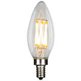 LED Filament Chandelier Bulb - 4.5 Watt - B10 - 380 Lumens - 3000K - Nostalgicbulbs.com