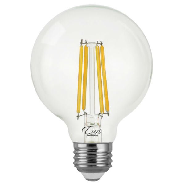 LED Filament Edison Globe Bulb - G25 Vintage - 7 Watt - Clear - 2700K - Nostalgicbulbs.com