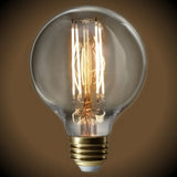LED Filament Edison Globe Bulb - G25 Vintage - 7 Watt - Clear - 2700K - Nostalgicbulbs.com